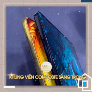 Khung viền composite cao cấp của tranh tráng gương Luxecor – sang trọng và bền đẹp