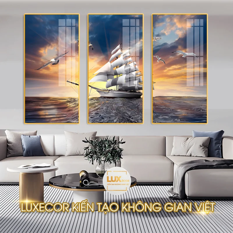 Tranh Thuận Buồm Xuôi Gió