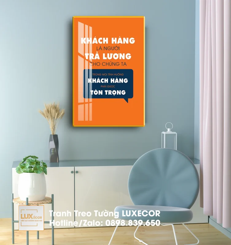 Tranh Cổ Động Slogan Trang Trí Văn Phòng