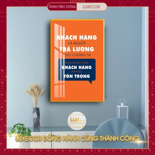 tranh slogan treo văn phòng