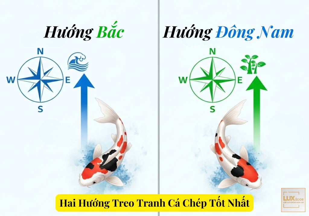 La bàn phong thủy chỉ hướng Bắc và Đông Nam.