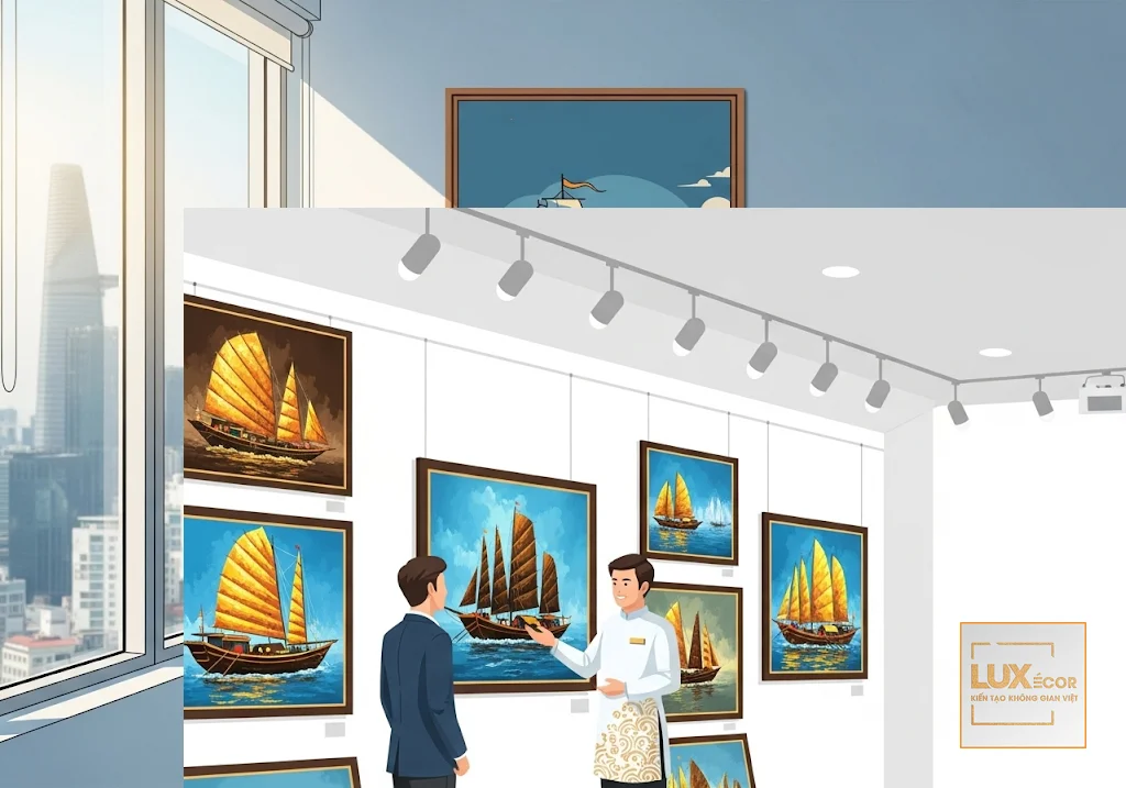 Showroom tranh thuận buồm xuôi gió uy tín tại TPHCM