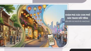 Trải nghiệm mua tranh trực tiếp tại các con phố nghệ thuật nổi tiếng Việt Nam