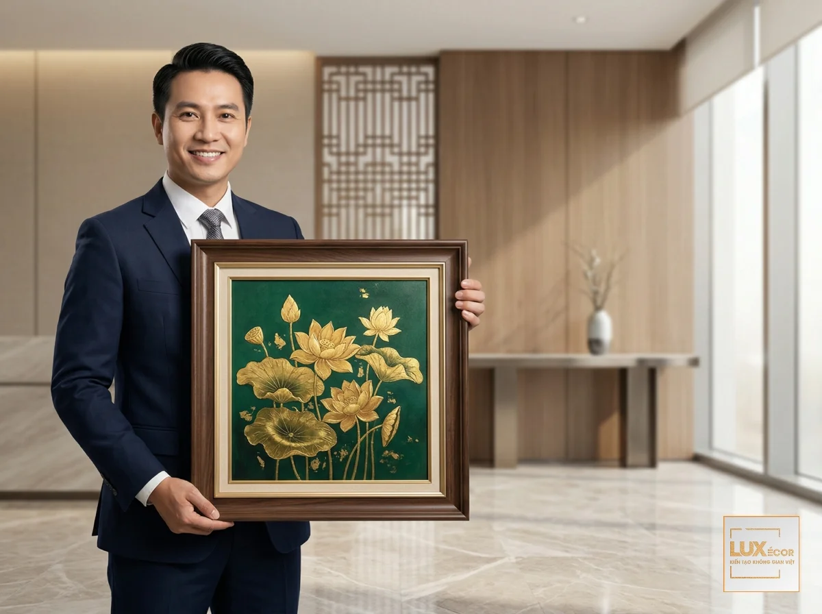 Tranh nghệ thuật làm quà tặng doanh nghiệp sang trọng, ý nghĩa